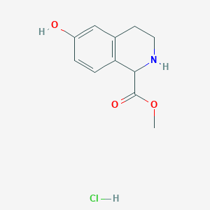 Methyl 6-hydroxy-1,2,3,4-tetrahydroisoquinoline-1-carboxylate Hydrochloride