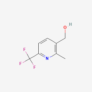molecular formula C8H8F3NO B1271447 (2-Methyl-6-(trifluoromethyl)pyridin-3-yl)methanol CAS No. 681260-50-4