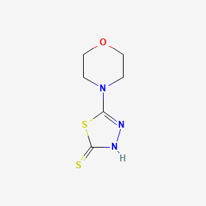 molecular formula C6H9N3OS2 B1271448 5-Morpholin-4-yl-1,3,4-thiadiazole-2-thiol CAS No. 51412-74-9