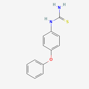 molecular formula C13H12N2OS B1271452 4-Phenoxyphenylthiourea CAS No. 76839-21-9