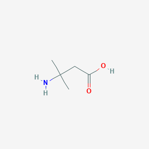 molecular formula C5H11NO2 B1271459 3-Amino-3-methylbutanoic acid CAS No. 625-05-8