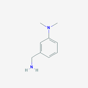 molecular formula C9H14N2 B1271460 3-(氨甲基)-N,N-二甲基苯胺 CAS No. 57678-46-3