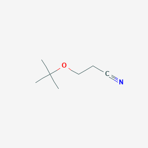 molecular formula C7H13NO B1271465 3-tert-Butoxypropanenitrile CAS No. 99764-73-5
