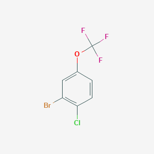 molecular formula C7H3BrClF3O B1271469 2-Bromo-1-chloro-4-(trifluoromethoxy)benzene CAS No. 468075-00-5