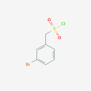 molecular formula C7H6BrClO2S B1271470 (3-bromophenyl)methanesulfonyl Chloride CAS No. 58236-74-1