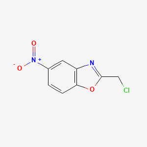 molecular formula C8H5ClN2O3 B1271481 2-(Chloromethyl)-5-nitro-1,3-benzoxazole CAS No. 119198-10-6