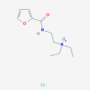 molecular formula C11H19ClN2O2 B012715 N-(2-(Diethylamino)ethyl)-2-furamide hydrochloride CAS No. 110358-89-9