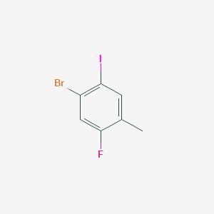 molecular formula C7H5BrFI B1271502 4-Bromo-2-fluoro-5-iodotoluene CAS No. 202865-74-5