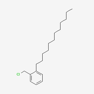 molecular formula C19H31Cl B12715040 o-Dodecylbenzyl chloride CAS No. 93-33-4