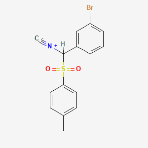 molecular formula C15H12BrNO2S B1271511 1-Bromo-3-(isocyano(tosyl)methyl)benzene CAS No. 655256-70-5