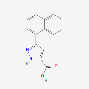 5-Naphth-1-yl-1H-pyrazole-3-carboxylic acid