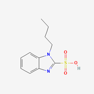 molecular formula C11H14N2O3S B1271519 1-butyl-1H-benzimidazole-2-sulfonic acid CAS No. 300707-13-5