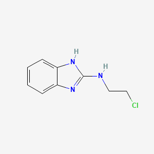 molecular formula C9H10ClN3 B1271520 N-(2-chloroethyl)-1H-benzimidazol-2-amine CAS No. 84797-54-6