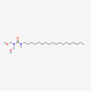 molecular formula C21H44N2O3 B12715217 N,N-Dimethylol-N'-stearylurea CAS No. 72749-65-6
