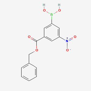 3-Benzyloxycarbonyl-5-nitrophenylboronic acid