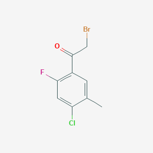 2-Bromo-1-(4-chloro-2-fluoro-5-methylphenyl)-1-ethanone