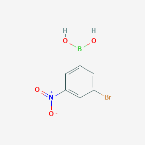 molecular formula C6H5BBrNO4 B1271532 (3-Bromo-5-nitrophenyl)boronic acid CAS No. 380430-48-8