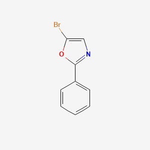 molecular formula C9H6BrNO B1271533 5-Bromo-2-phenyloxazole CAS No. 92629-11-3