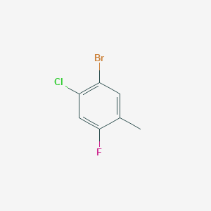 molecular formula C7H5BrClF B1271535 5-Bromo-4-chloro-2-fluorotoluene CAS No. 201849-18-5