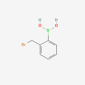 molecular formula C7H8BBrO2 B1271537 2-Bromomethylphenylboronic acid CAS No. 91983-14-1