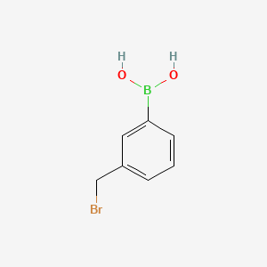 molecular formula C7H8BBrO2 B1271539 3-Bromomethylphenylboronic acid CAS No. 51323-43-4