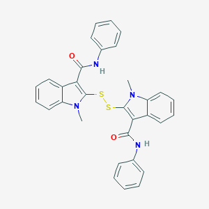 molecular formula C32H26N4O2S2 B127154 Dtb-mpica CAS No. 156135-84-1