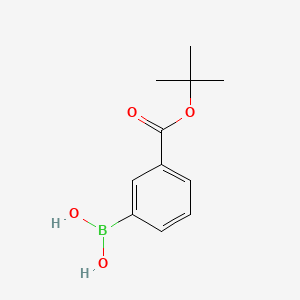 molecular formula C11H15BO4 B1271543 3-(Tert-butoxycarbonyl)phenylboronic acid CAS No. 220210-56-0