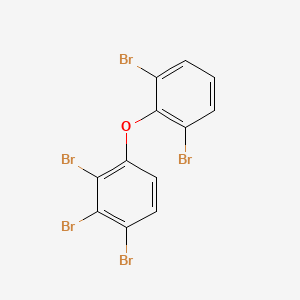molecular formula C12H5Br5O B12715486 2,2',3,4,6'-Pentabromodiphenyl ether CAS No. 446254-56-4