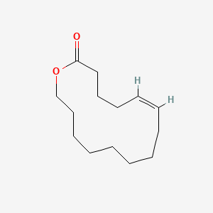 molecular formula C14H24O2 B12715552 (Z)-Oxacyclopentadec-6-en-2-one CAS No. 63958-52-1