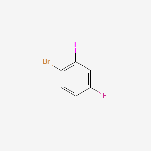 molecular formula C6H3BrFI B1271557 1-Bromo-4-fluoro-2-iodobenzene CAS No. 202865-72-3
