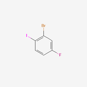 molecular formula C6H3BrFI B1271558 2-Bromo-4-fluoro-1-iodobenzene CAS No. 202865-73-4