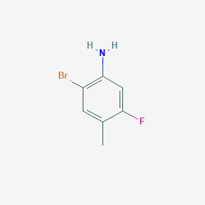 molecular formula C7H7BrFN B1271560 2-Bromo-5-fluoro-4-methylaniline CAS No. 202865-78-9