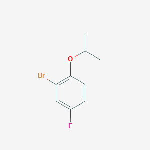 molecular formula C9H10BrFO B1271565 2-Bromo-4-fluoro-1-isopropoxybenzene CAS No. 202865-79-0