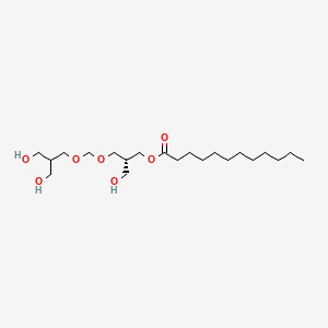 molecular formula C21H42O7 B12715688 Dipentaerythritol laurate CAS No. 71010-53-2