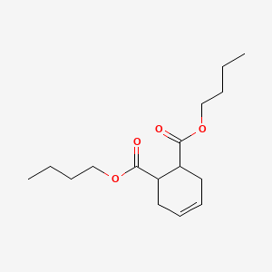 molecular formula C16H26O4 B12715736 Dibutyl cyclohex-4-ene-1,2-dicarboxylate CAS No. 37981-16-1