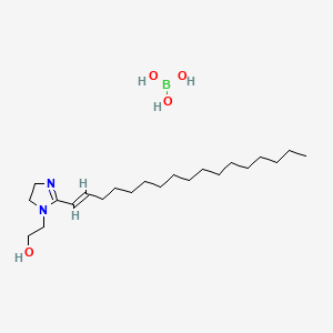 molecular formula C22H45BN2O4 B12715793 Einecs 279-521-2 CAS No. 80634-45-3