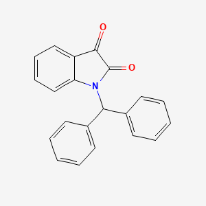molecular formula C21H15NO2 B1271580 1-(diphenylmethyl)-1H-indole-2,3-dione CAS No. 94878-41-8