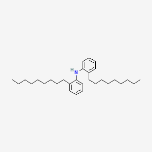 molecular formula C30H47N B12715820 Bis(nonylphenyl)amine CAS No. 52033-71-3