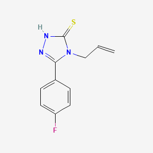 4-allyl-5-(4-fluorophenyl)-4H-1,2,4-triazole-3-thiol