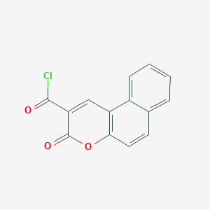 molecular formula C14H7ClO3 B1271589 3-Oxo-3H-benzo[f]chromene-2-carbonyl chloride CAS No. 71942-38-6