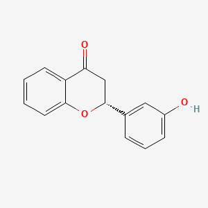 molecular formula C15H12O3 B12715893 3'-Hydroxyflavanone, (R)- CAS No. 1030267-21-0