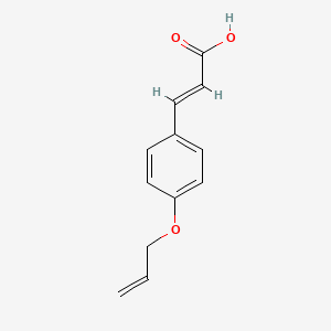 molecular formula C12H12O3 B1271594 (E)-3-(4-prop-2-enoxyphenyl)prop-2-enoic acid CAS No. 55379-99-2