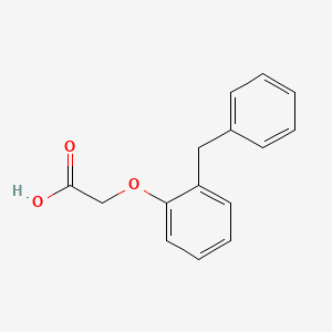 molecular formula C15H14O3 B1271595 (2-Benzyl-phenoxy)-acetic acid CAS No. 25141-45-1