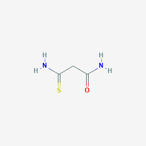 molecular formula C3H6N2OS B1271603 3-氨基-3-硫代丙酰胺 CAS No. 72410-06-1