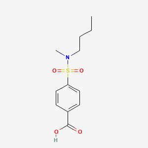 molecular formula C12H17NO4S B1271608 4-[Butyl(methyl)sulfamoyl]benzoic acid CAS No. 887202-44-0