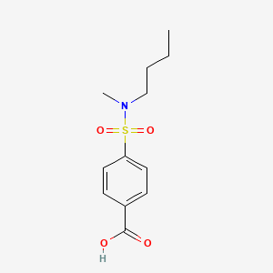 molecular formula C12H17NO4S B1271608 4-(N-丁基-N-甲基氨磺酰基)苯甲酸 CAS No. 887202-44-0