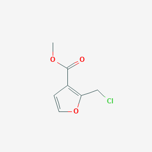 molecular formula C7H7ClO3 B1271609 Methyl 2-(chloromethyl)-3-furoate CAS No. 53020-07-8