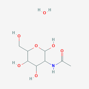 molecular formula C8H17NO7 B12716148 N-Acetyl-beta-D-mannosamine 