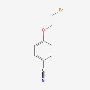 molecular formula C9H8BrNO B1271620 4-(2-溴乙氧基)苯甲腈 CAS No. 37142-39-5