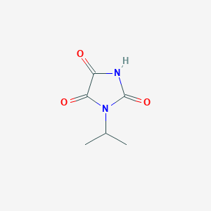 molecular formula C6H8N2O3 B1271625 1-异丙基咪唑烷-2,4,5-三酮 CAS No. 40408-39-7